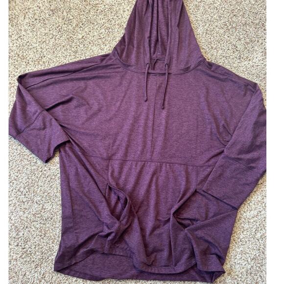 Patagonia lightweight pull over shirt/sweatshirt;  front pouch, 3/4 sleeves, XL - Picture 3 of 7